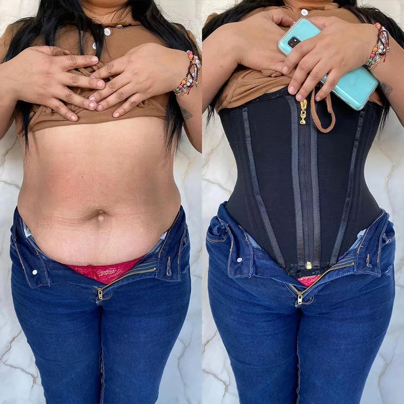 Cinta Modeladora Body Shape Com Zíper Confortável